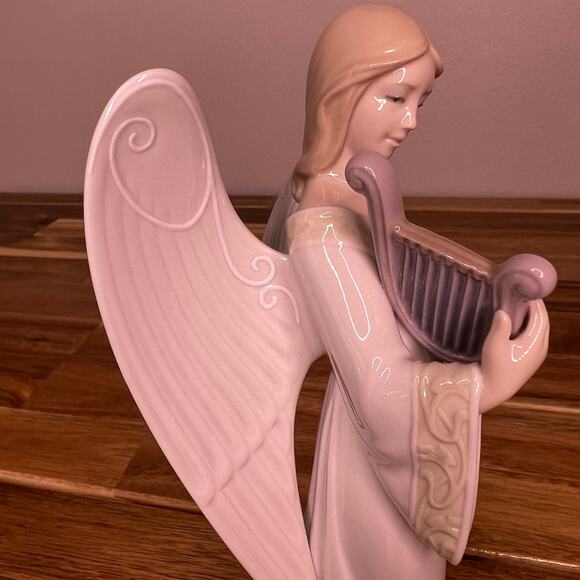 Lladro Celestial Melody Angel Tree Topper 01008262 NIB - Picture 12 of 14